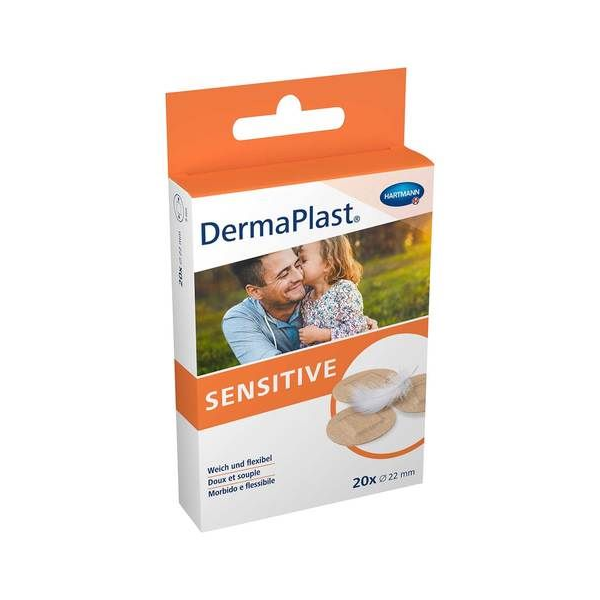 Dermaplast spots sensitive rond 22mm Dermaplast spots sensitive rond 22mm