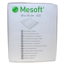 Compresses Mesoft 10x10cm stérile 156365