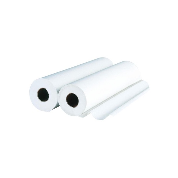 Draps d'examen plastifié blanc 50cm Draps d'examen plastifié blanc 50cm