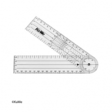 Goniomètre plastique 213mm transparent