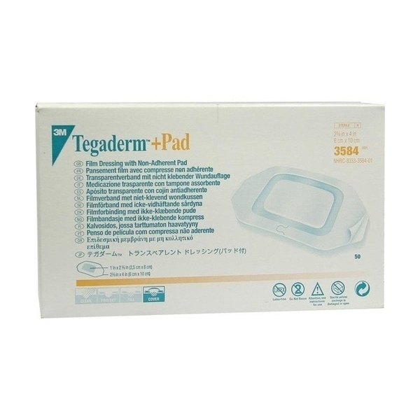3M Tegaderm + Pad 6 x 10 cm, réf. 3584 3M Tegaderm + Pad 6 x 10 cm, réf. 3584
