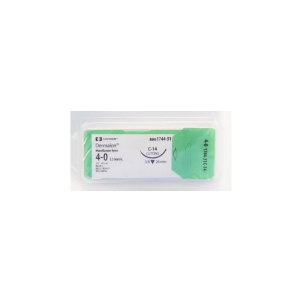Dermalon Monofilament Nylon blue 4-0 C13 Dermalon Monofilament Nylon blue 4-0 C13