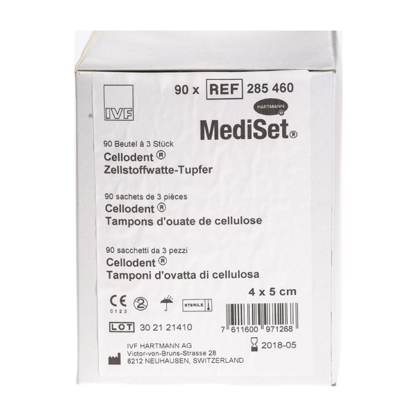 MediSet Cellodent stéril 90x3pces 285460 MediSet Cellodent stéril 90x3pces 285460