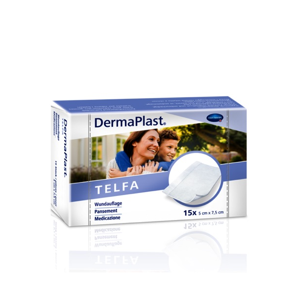 Compresses DermaPlast Telfa 7.5x5cm Compresses DermaPlast Telfa 7.5x5cm