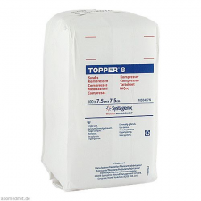 Compresses Topper 8 non-stériles 7,5x7,5