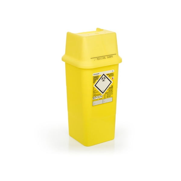 Sharpsafe / Collecteur 7L avec couvercle Sharpsafe / Collecteur 7L avec couvercle