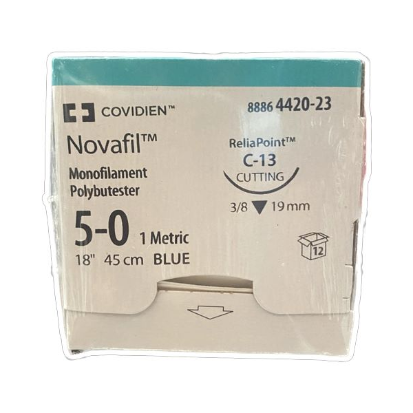 Fils de suture Novafil 5.0 C-13 45cm Fils de suture Novafil 5.0 C-13 45cm