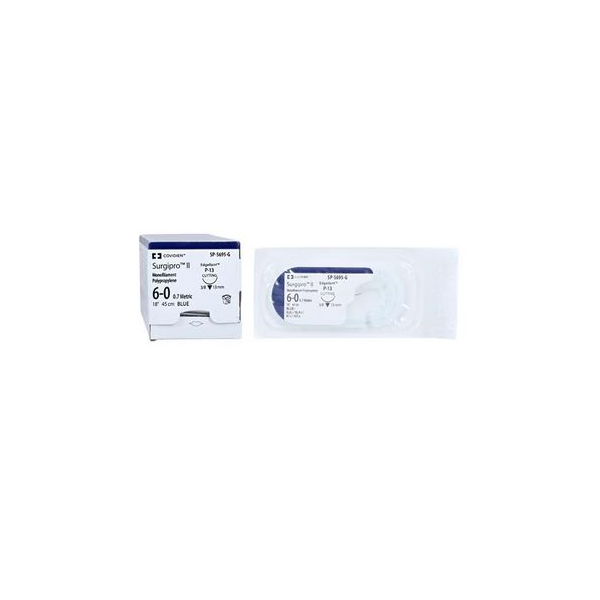 Fils de suture Surgipro II 6.0 P13 45cm Fils de suture Surgipro II 6.0 P13 45cm