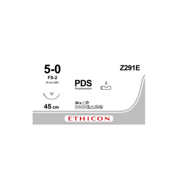 Fils de suture PDSII 5.0 incol FS2 Z291E Fils de suture PDSII 5.0 incol FS2 Z291E