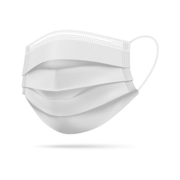 Masques de protection blanc 3 type IIR Masques de protection blanc 3 type IIR