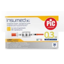 PIC seringues insuline 0.3ml luer 31G