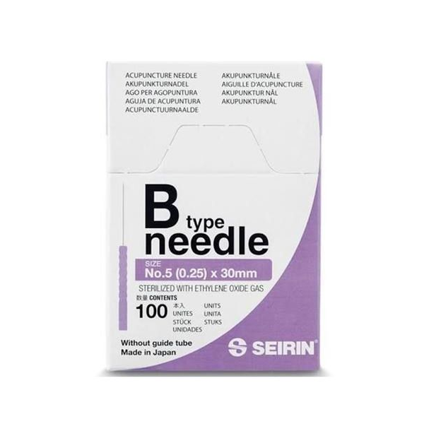SEIRIN Aiguille acupuncture Type-B No.5 SEIRIN Aiguille acupuncture Type-B No.5