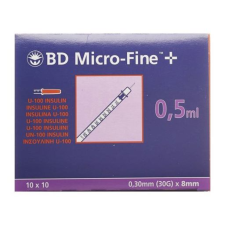 Seringues microfine insuline 0.5ml 30G